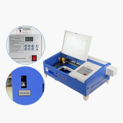 Updated Mini 300*200mm Acrylic wood stamp Co2 Laser Engraving Machine - MINI Laser M40B