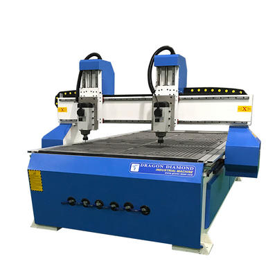 Double Independent Head Cnc Wood Router With 1300*2500mm Working Area