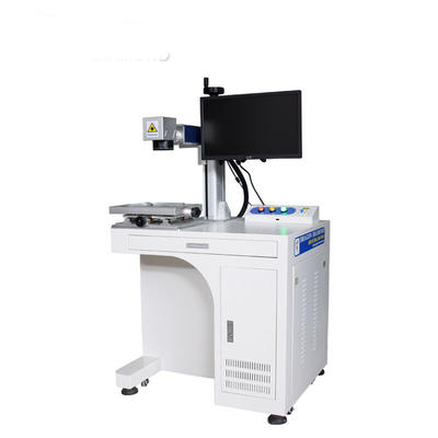 LZ-F200 20W 30W 50W Fiber Laser Marking Machine With Lifting Paltform For Stainless Steel Aluminum Acrylic